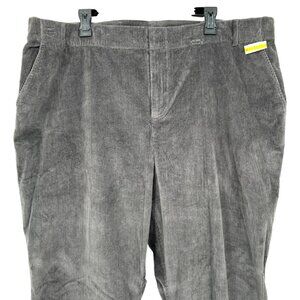 Treasure & Bond Gray Corduroy Flare Pants Size 22 NWOT
